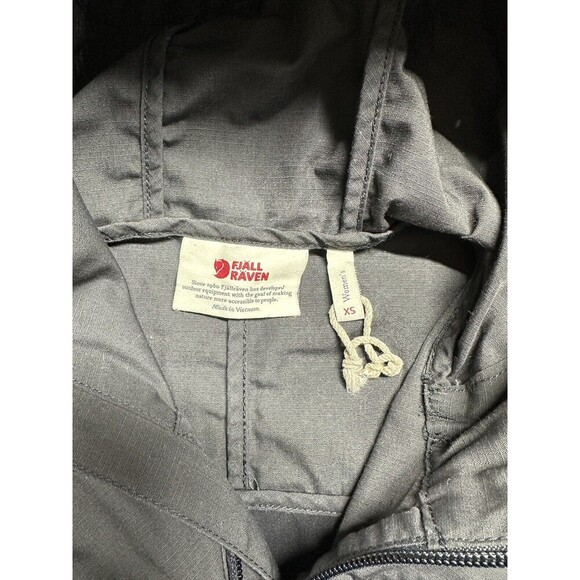 FjallRaven Jacket‎ Womens XS Abisko Trekking Lite G-1000 Grey Black Full Zip - Picture 2 of 14